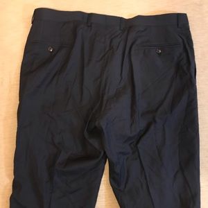 Ted Baker Navy Wool Trousers Unhemmed 39” Waist